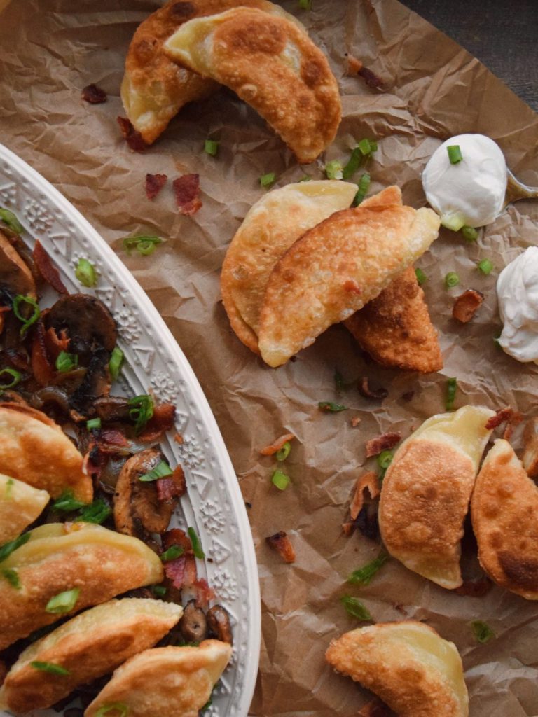 Cheesy Sauerkraut Pierogi